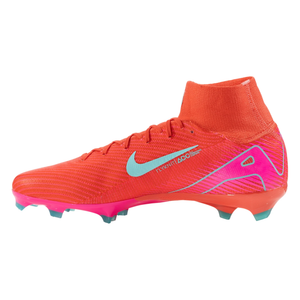 Nike Zoom Superfly 10 Pro FG Soccer Cleat (Ember Glow/Aurora Green)