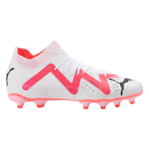 Puma Future Pro FG/AG Soccer Cleats (White/Fire Orchid)