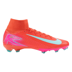 Nike Zoom Superfly 10 Pro FG Soccer Cleat (Ember Glow/Aurora Green)