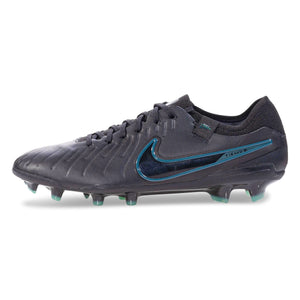 Nike Tiempo Legend 10 Pro FG Soccer Cleats (Black/Black-Deep Jungle)