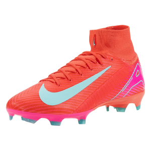 Nike Zoom Superfly 10 Pro FG Soccer Cleat (Ember Glow/Aurora Green)