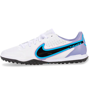 Nike React Legend 9 Pro Turf Soccer Shoes (White/Black-Baltic Blue)