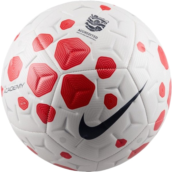 Nike England FA Academy Soccer Ball (White/Red)