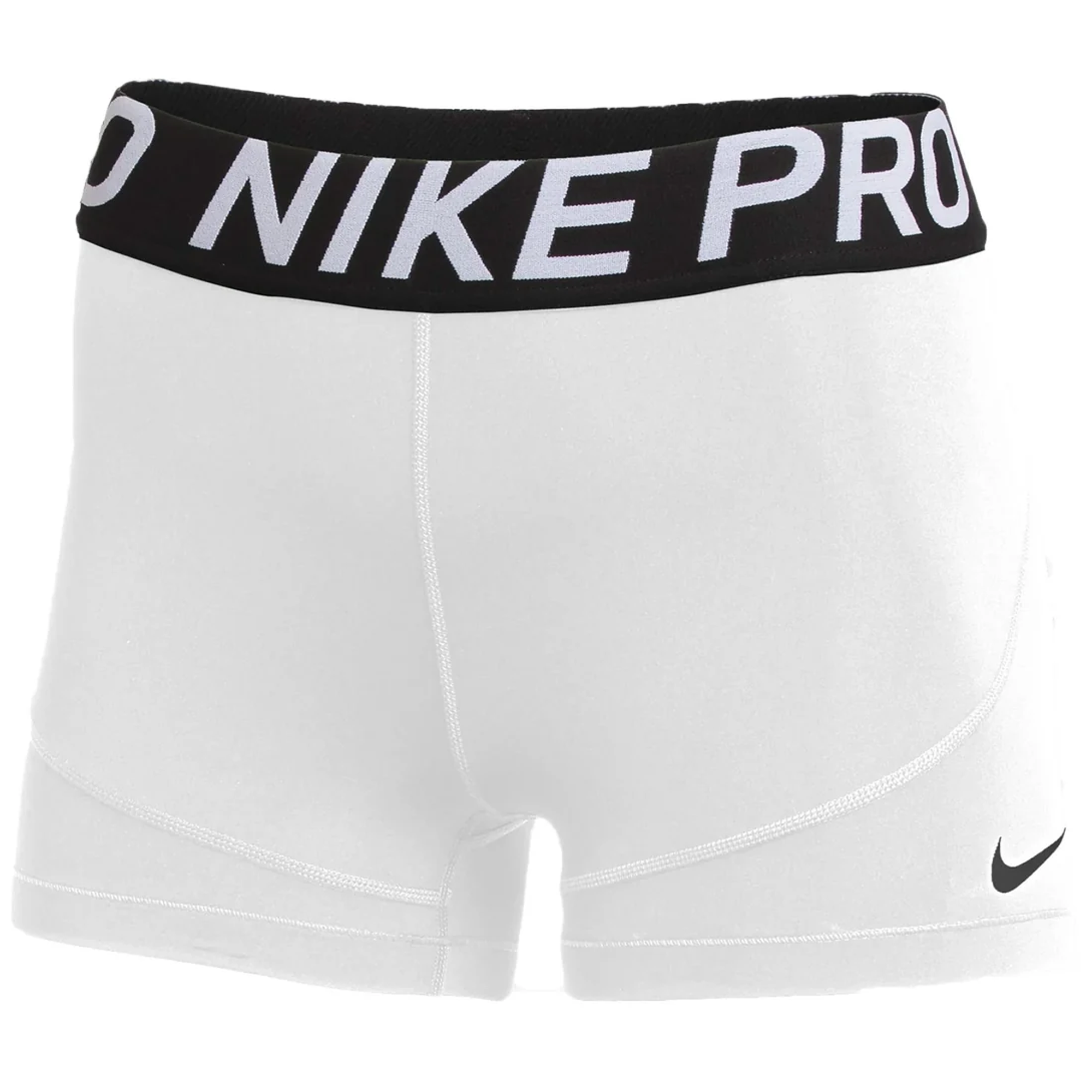 Nike Pro Womens 3" Compression Shorts (White)