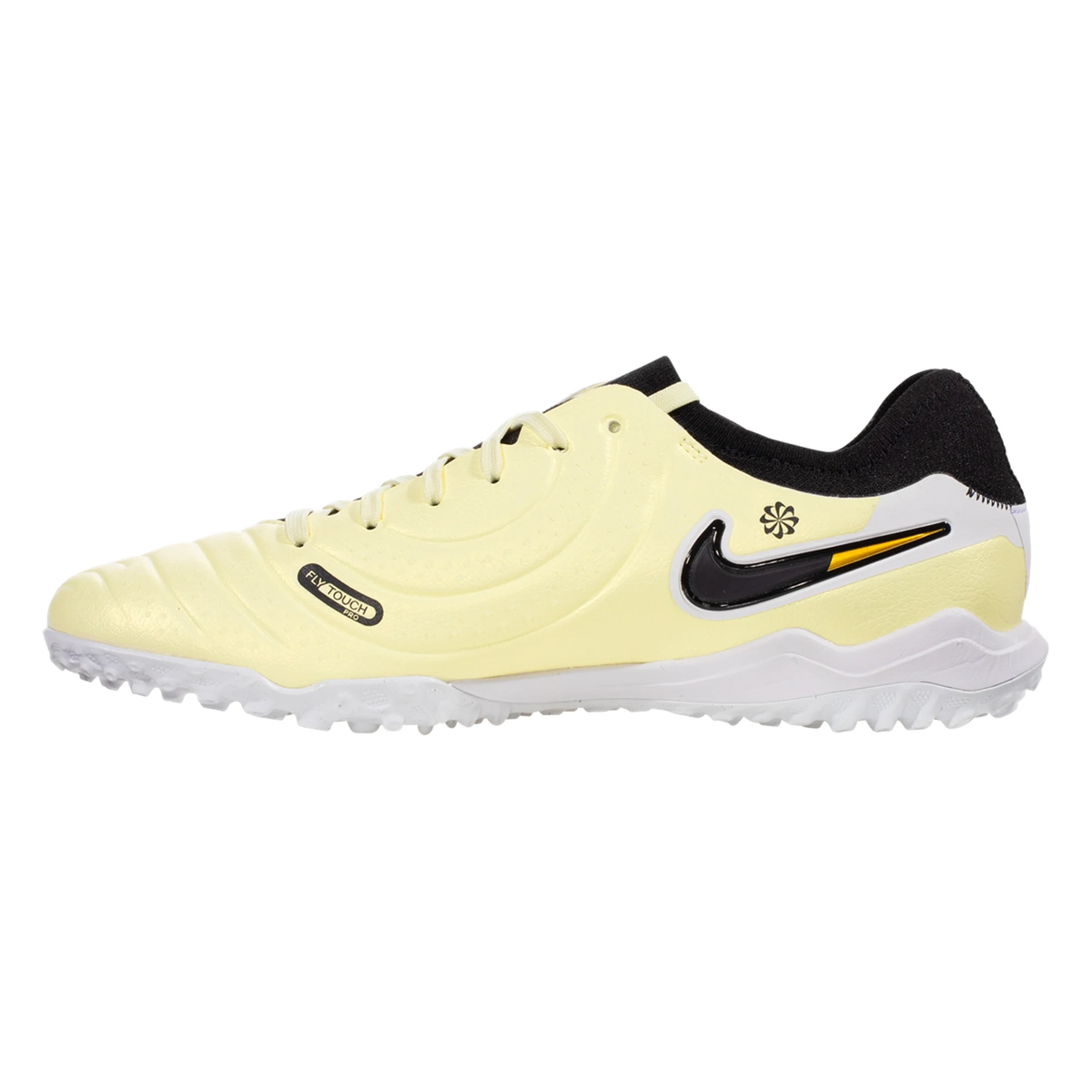 Nike Legend 10 Pro Turf Soccer Shoes (Lemonade/Black-Metallic Gold Coi ...