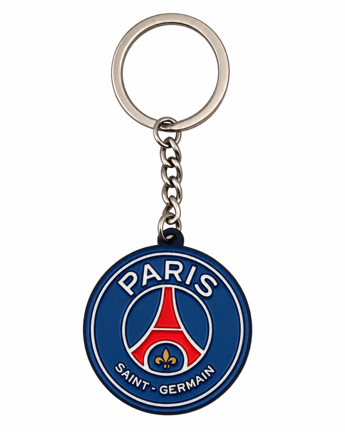 PSG Paris Saint-Germain Double Sided Metal Crest Keychain | SoccerWearhouse