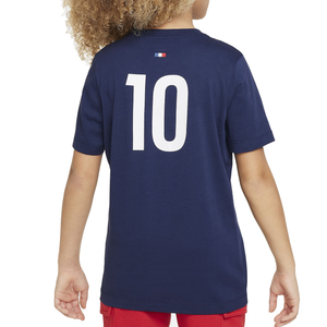 Nike Youth Paris Saint-Germain Number 10 T-Shirt 23/24 (Midnight Navy)