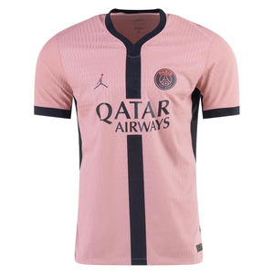 Nike Paris Saint-Germain Authentic Bradley Barcola Third Jersey 24/25 (Rust Pink/Black)