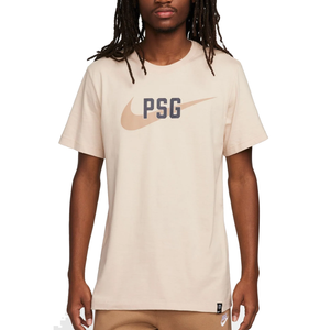 Nike Mens Paris Saint-Germain Swoosh T-Shirt (Sanddrift)