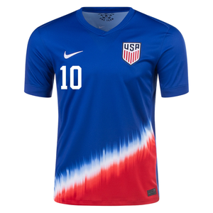 Nike Youth United States Christian Pulisic Away Jersey 24/25 (Old Royal/Sport Red)