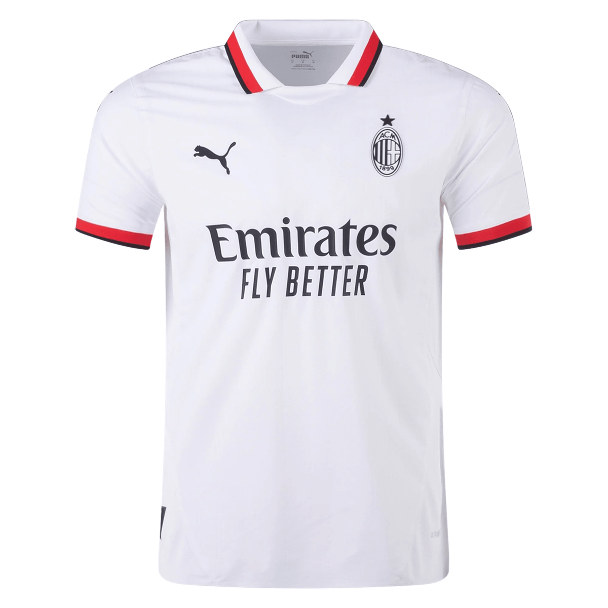 Puma AC Milan Authentic Away Jersey 24/25 (Puma White) | SoccerWearhouse