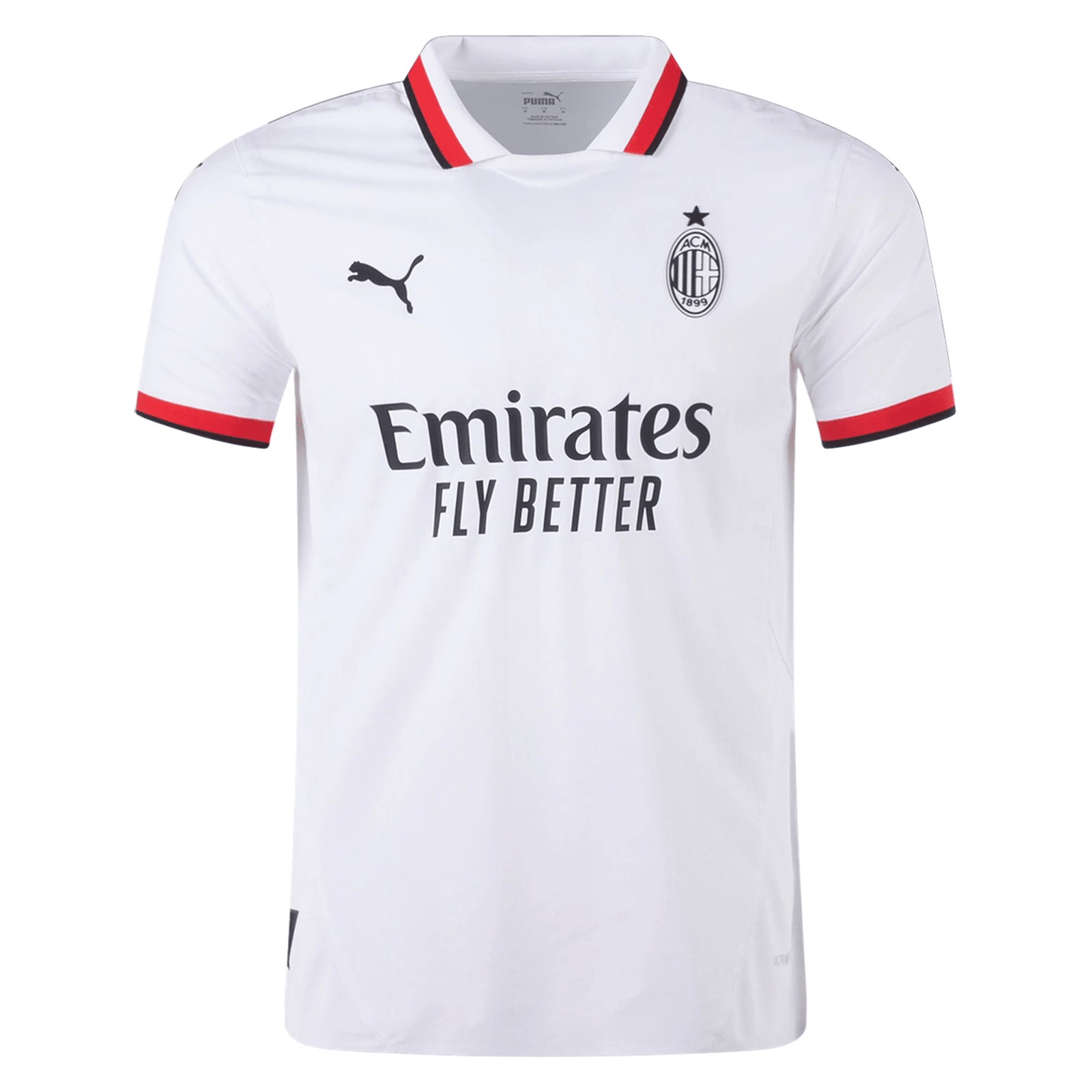 Puma AC Milan Authentic Away Jersey 24/25 (Puma White) | SoccerWearhouse