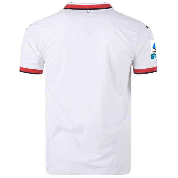 Puma AC Milan Authentic Christian Pulisic Away Jersey w/ Series A Patch 24/25 (Puma White) | SoccerWearhouse