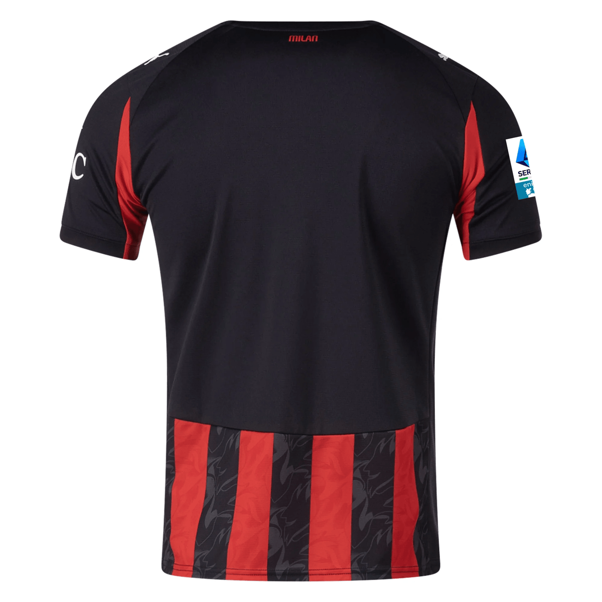 Puma AC Milan Home Jersey w/ Serie A Patch 25/26 (Red/Black) | SoccerWearhouse