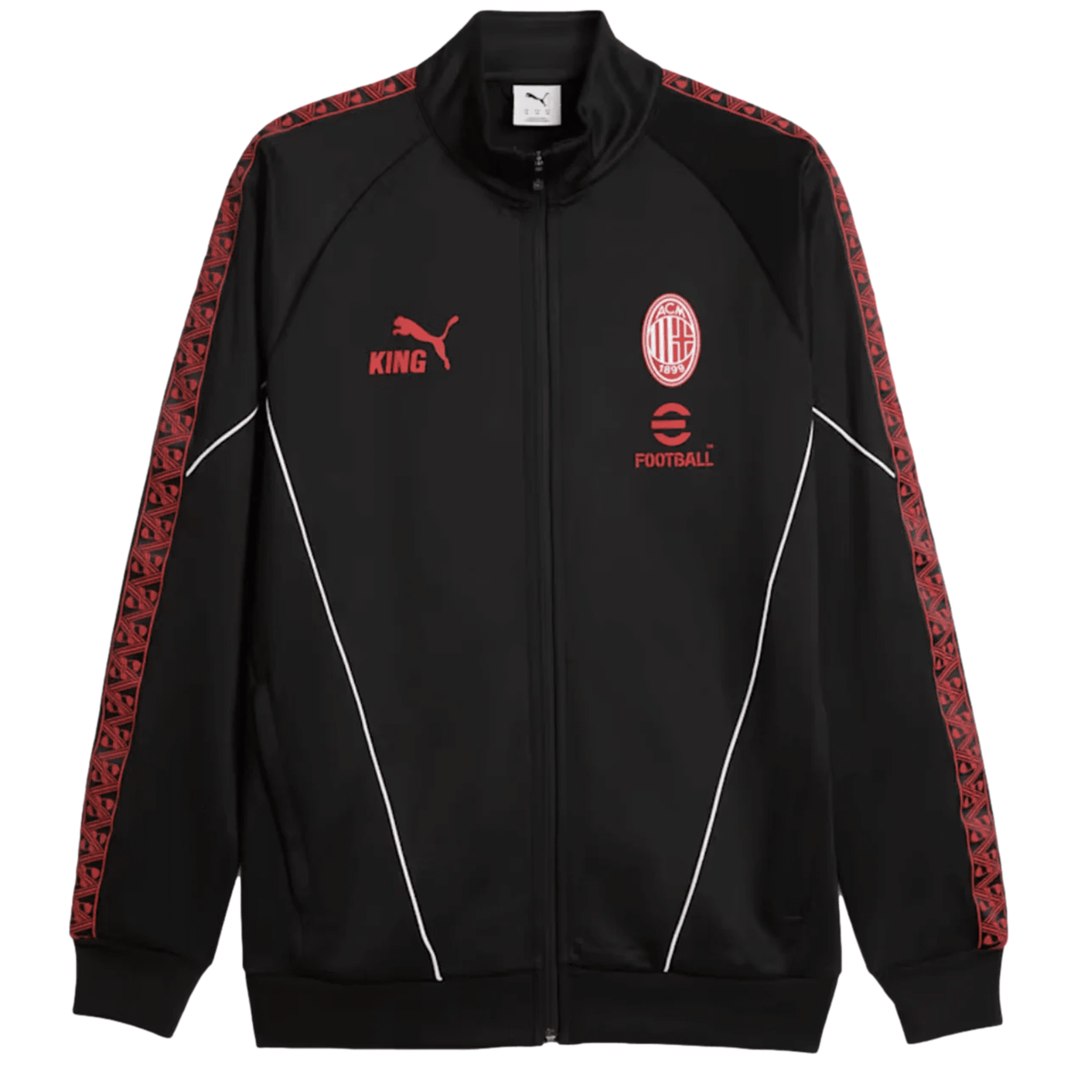 Puma AC Milan King Anthem Jacket 25/26 (Puma Black/Red) | SoccerWearhouse