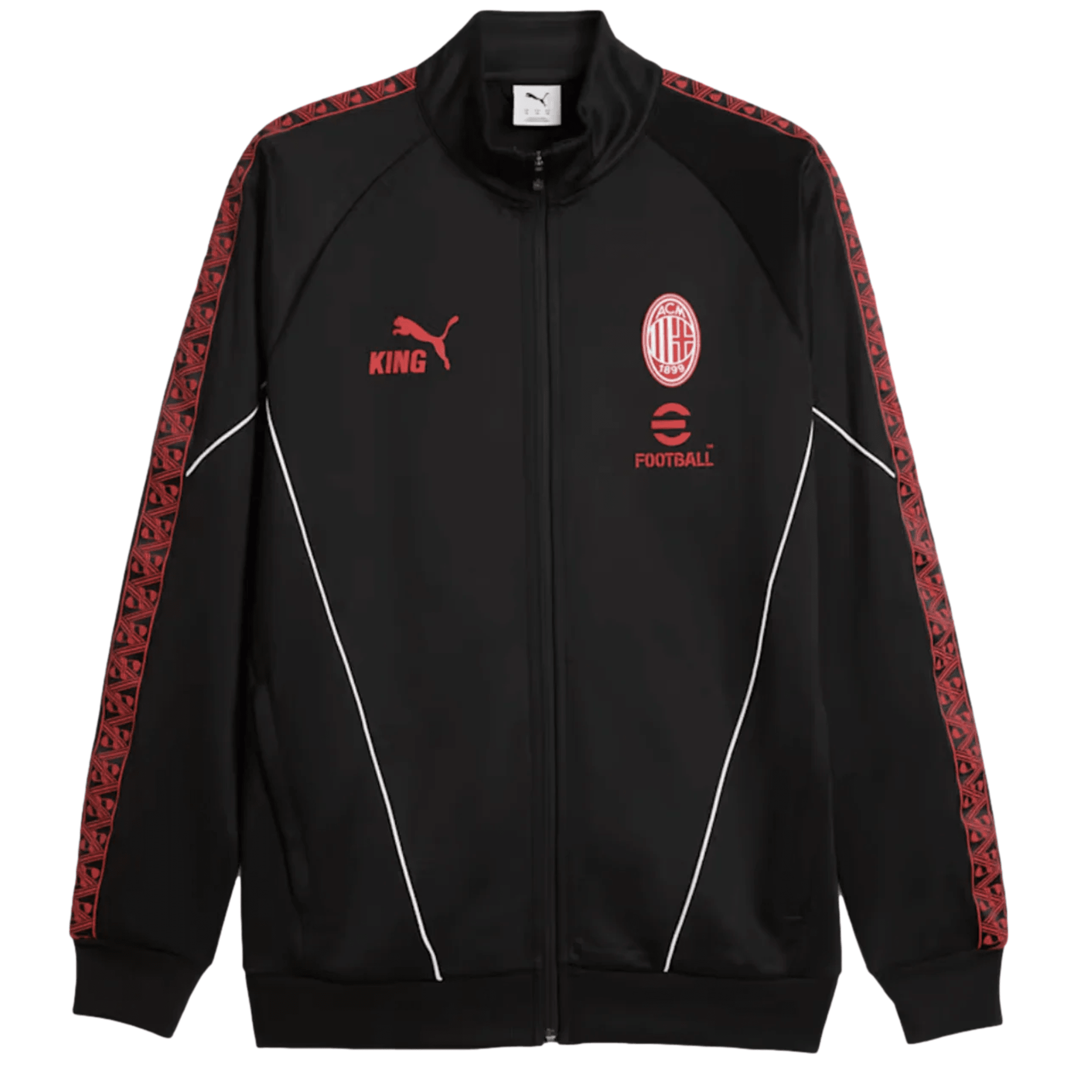  AC Milan トラックジャケット ブラック/レッドM Puma AC Milan King Anthem Jacket 25/26 (Puma Black/Red)