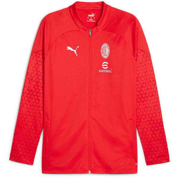 Puma AC Milan Training Jacket 23/24 (Puma Red/Feather Grey) | SoccerWearhouse