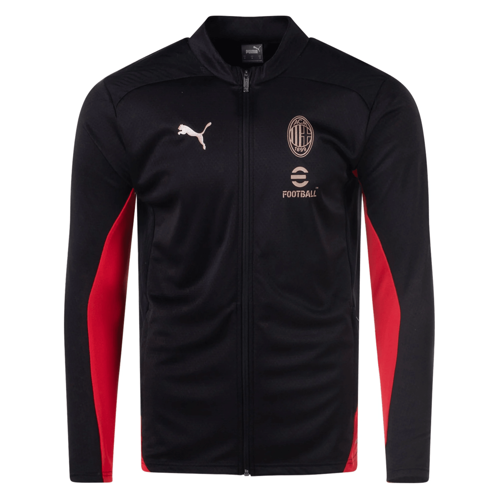 Puma AC Milan Training Jacket 24/25 (Puma Black/Puma Red) | SoccerWearhouse