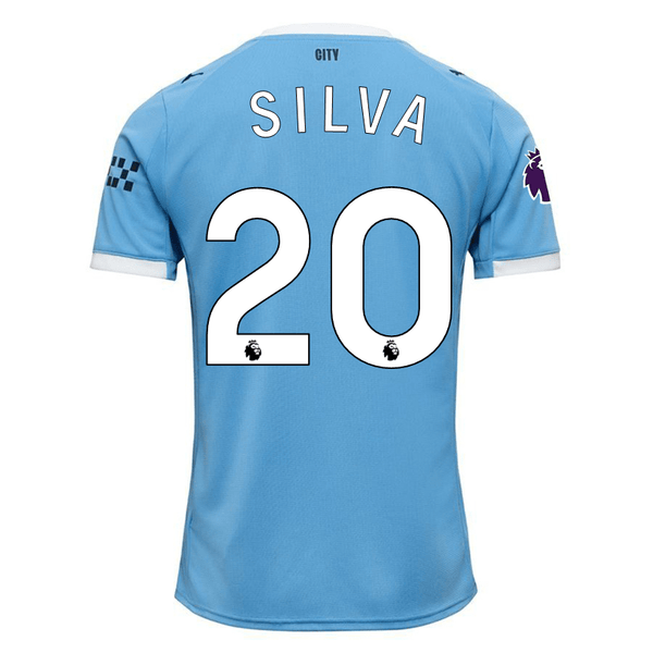 PUMA マンチェスター・シティ BERNARDO 20番シャツ Puma Bernardo Silva Manchester City Home Jersey 25/26 w/ EPL + Sponsor