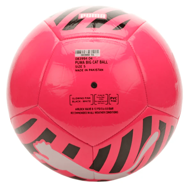 Puma Big Cat Training Ball (Glowing Pink) | SoccerWearhouse