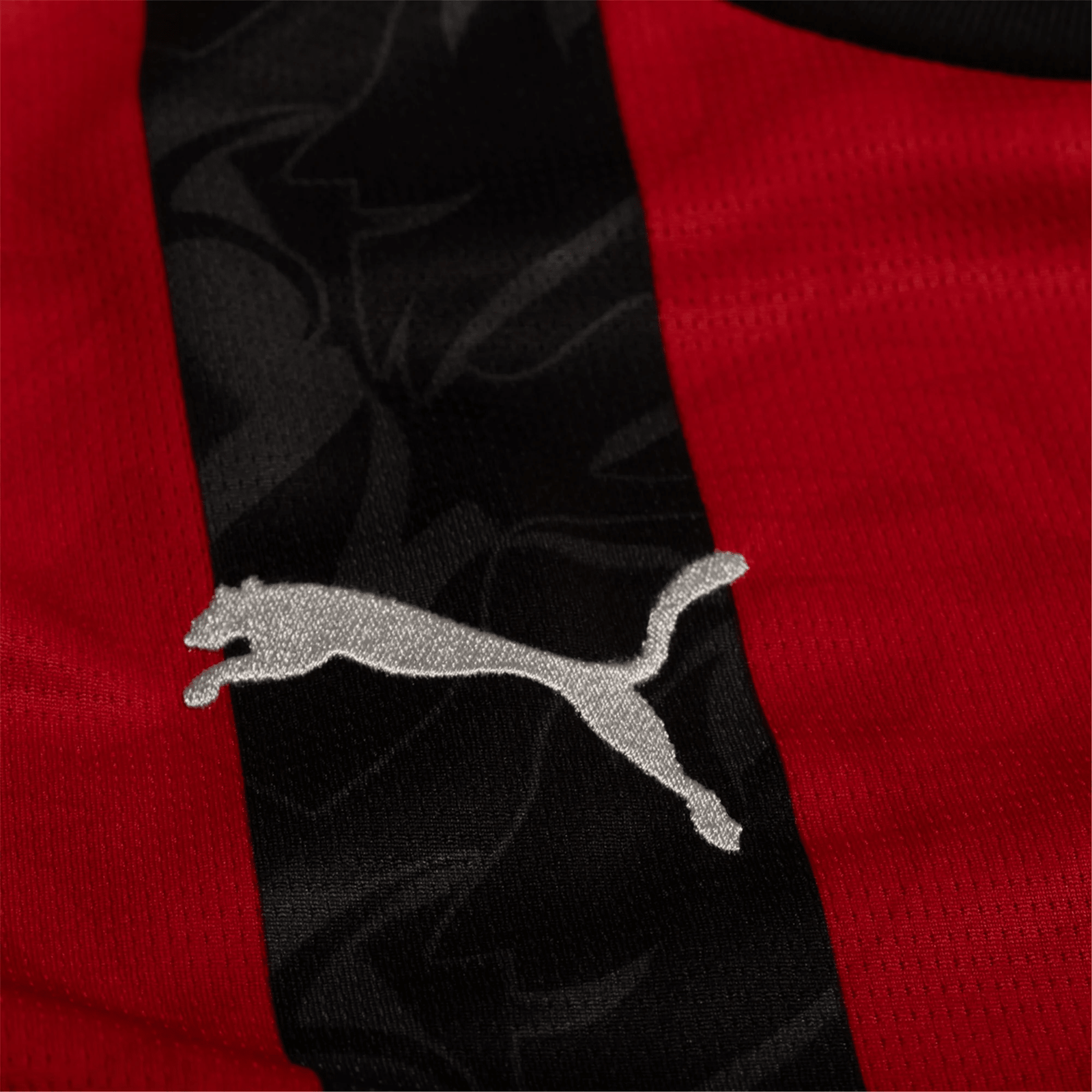 Puma Bondo Men's AC Milan Home Jersey w/ Champions League Patches 25/26 (Red/Black) | SoccerWearhouse
