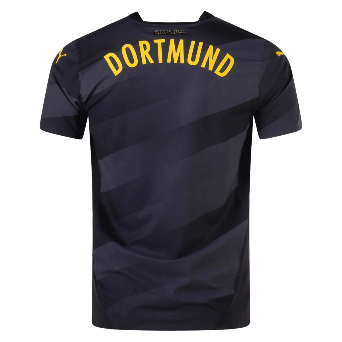 Puma Borussia Dortmund Authentic Away Jersey 24/25 (Puma Black/Faster Yellow) | SoccerWearhouse