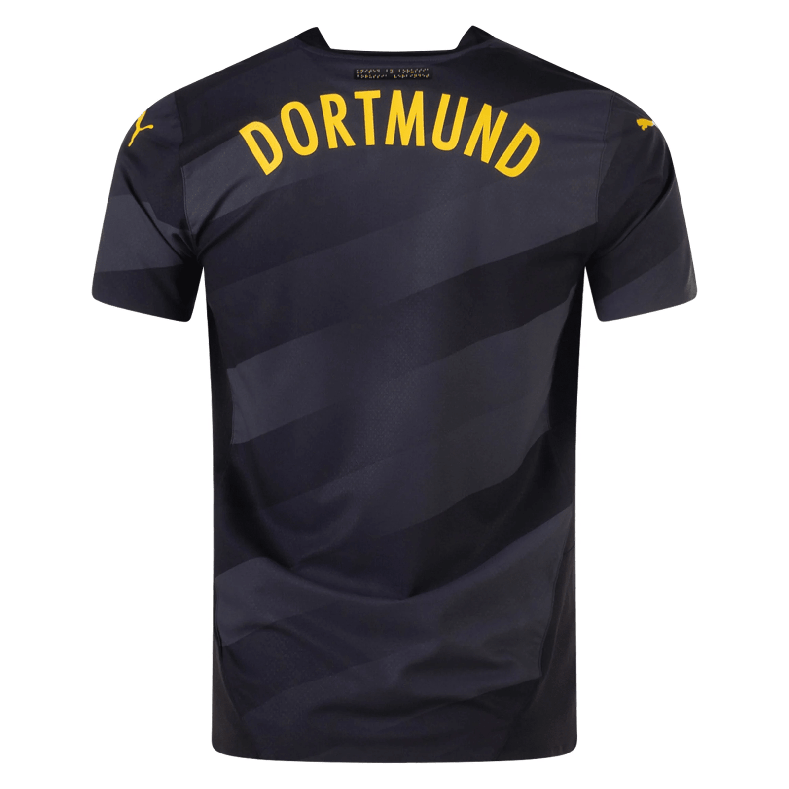 Puma Borussia Dortmund Authentic Away Jersey 24/25 (Puma Black/Faster Yellow) | SoccerWearhouse