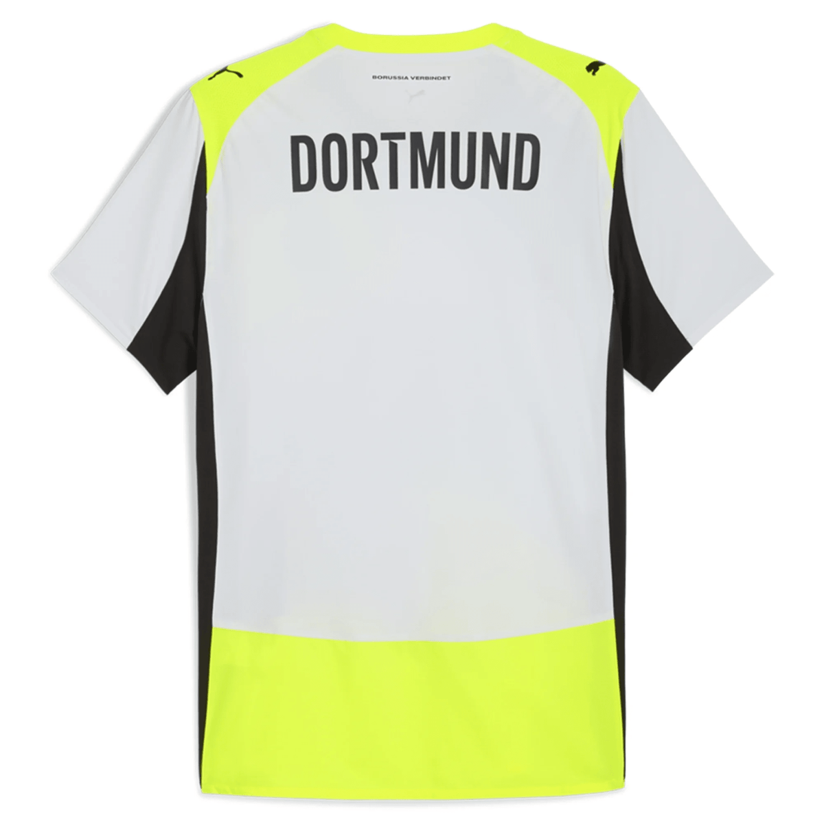 Puma Borussia Dortmund Authentic Away Jersey 25/26 (Silver Mist/Yellow Alert) | SoccerWearhouse