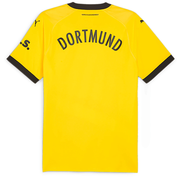 Puma Borussia Dortmund Authentic Home Jersey 23/24 (Cyber Yellow/Puma Black) | SoccerWearhouse