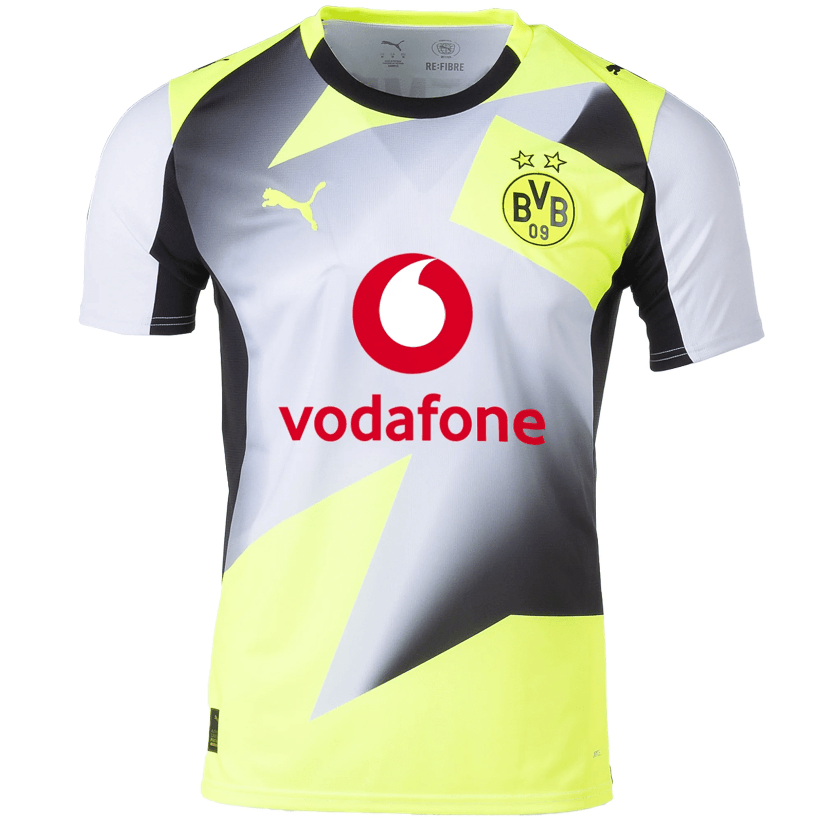 Puma Borussia Dortmund Away Jersey 25/26 (Silver Mist/Yellow Alert) | SoccerWearhouse