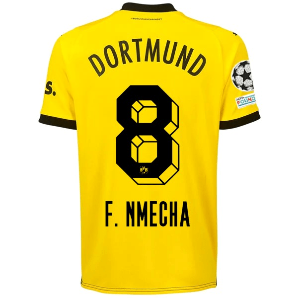 Puma Borussia Dortmund Felix Nmecha Home Jersey w/ Champions League Pa