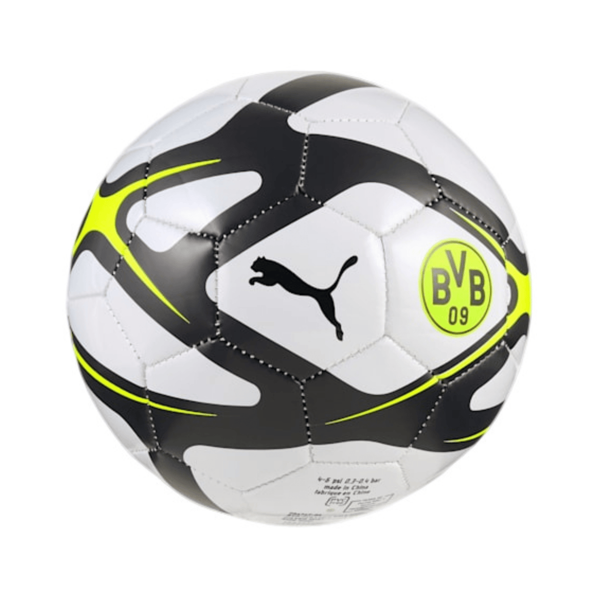 Puma BVB Culture Mini Soccer Ball (Silver Mist/Puma Black) | SoccerWearhouse