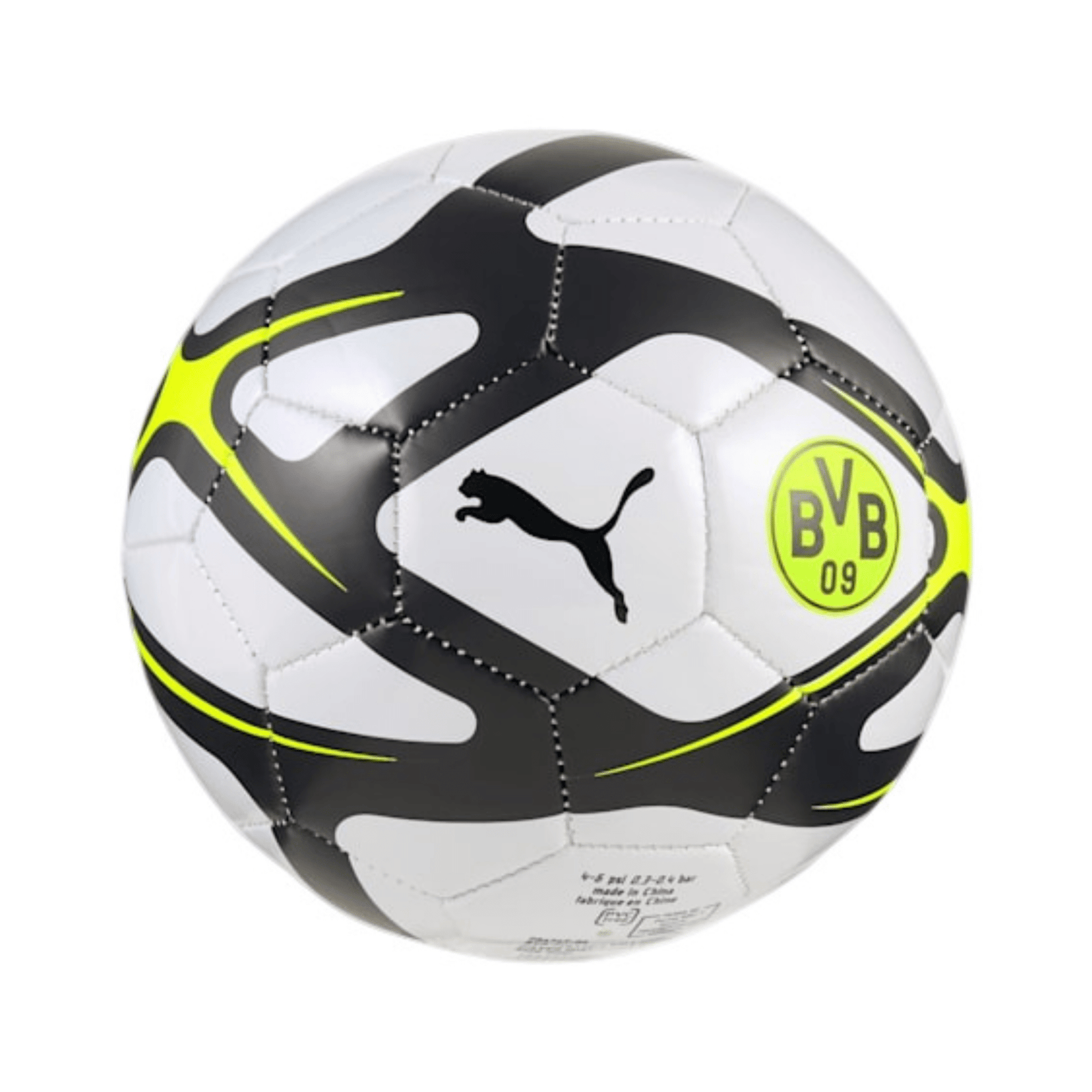 Puma BVB Culture Mini Soccer Ball (Silver Mist/Puma Black) | SoccerWearhouse