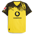 Puma BVB Dortmund Authentic Home Jersey w/ Bundesliga Patch 25/26 (Faster Yellow/Puma Black)