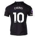 Puma Cherki Men's Manchester City Away Jersey 25/26 w/ NRFR + EPL Patches (Puma Black)