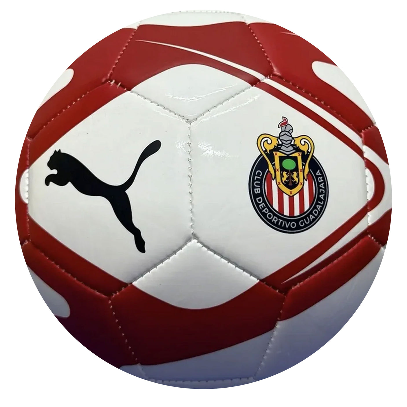 Puma Chivas Culture Soccer Ball (Puma White/Puma Red)