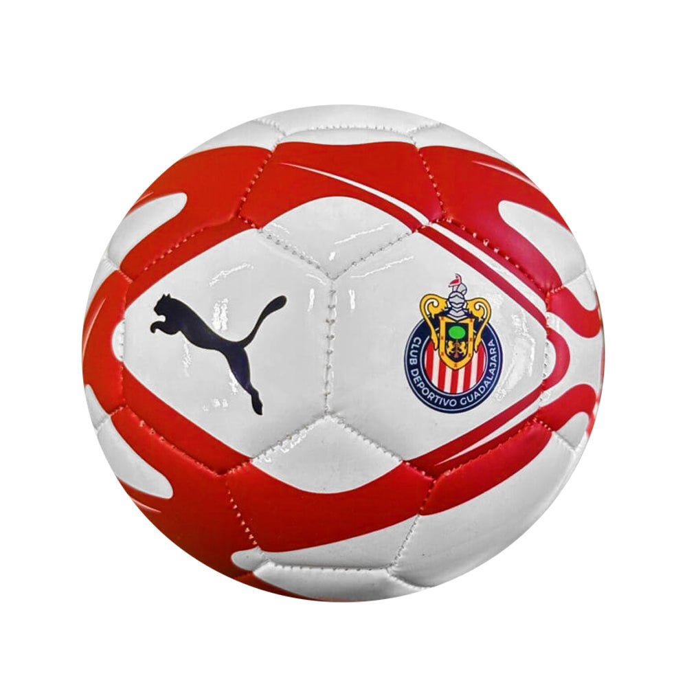 Puma Chivas De Guadalajara Culture Mini Ball (Puma White/Red) | SoccerWearhouse