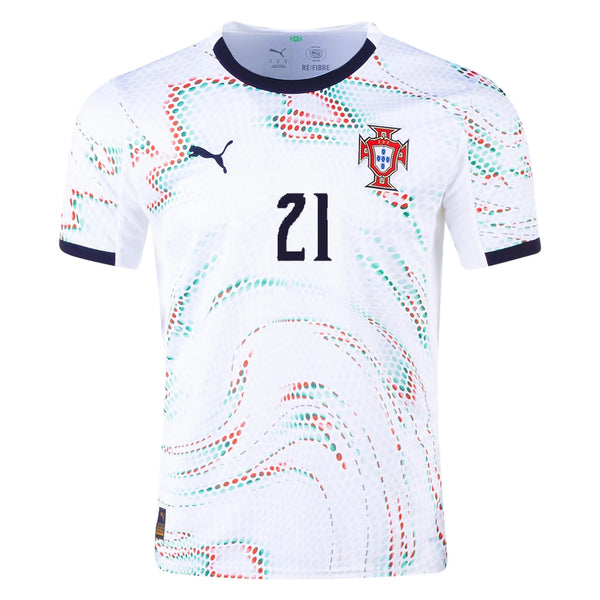 希少完売品PUMA ポルトガル DIOGO J. 20番 ジャージ Puma Diogo Jota Portugal Away Jersey 25/26 (Puma White/Puma Black)