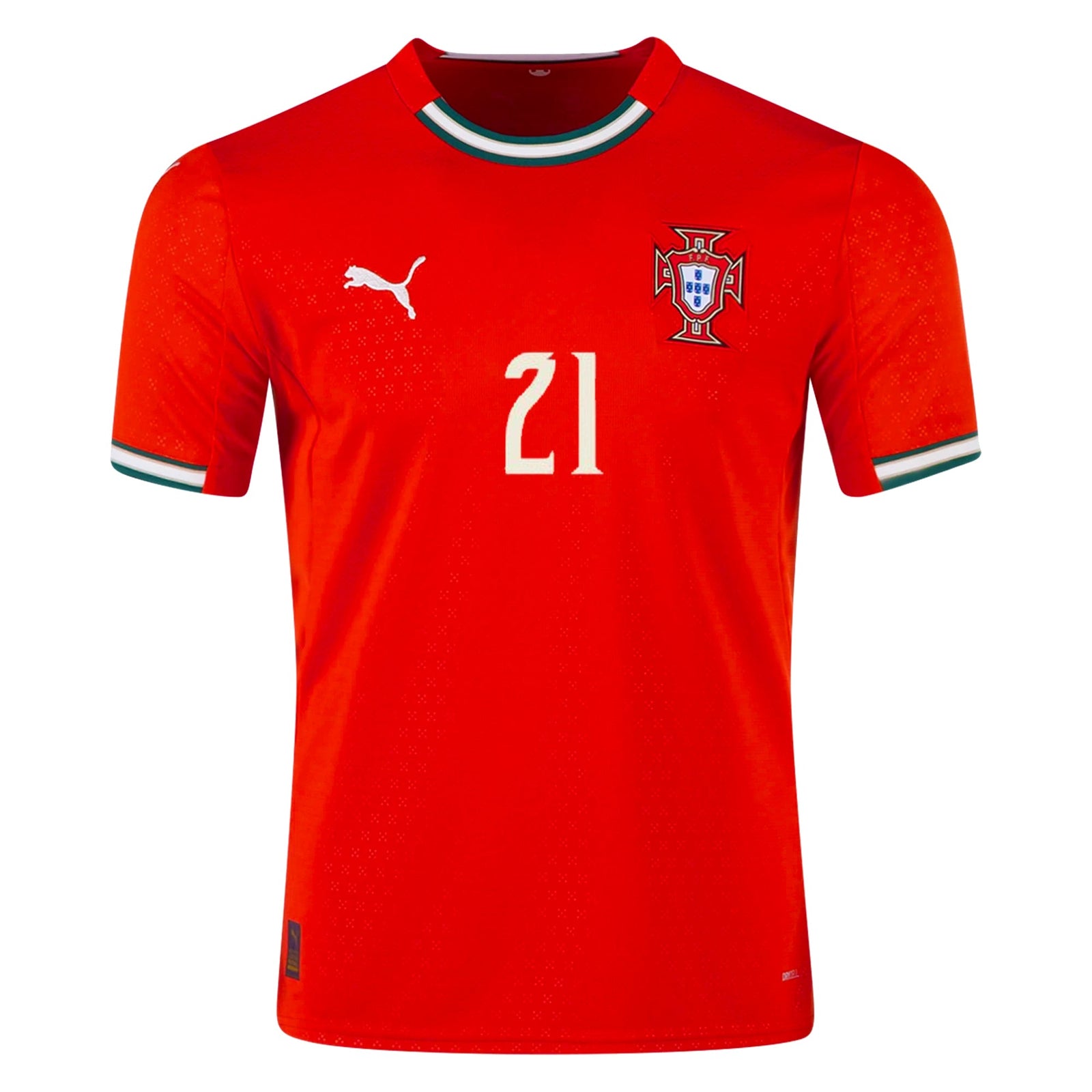 Puma Diogo Jota Portugal Home Jersey 25/26 (Sport Red/Sugared Almond) | SoccerWearhouse