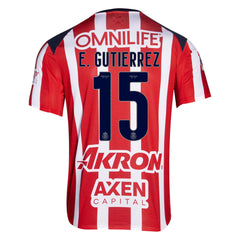 Puma Erick Gutiérrez Men's Chivas De Guadalajara Home Jersey 25/26 (Pu