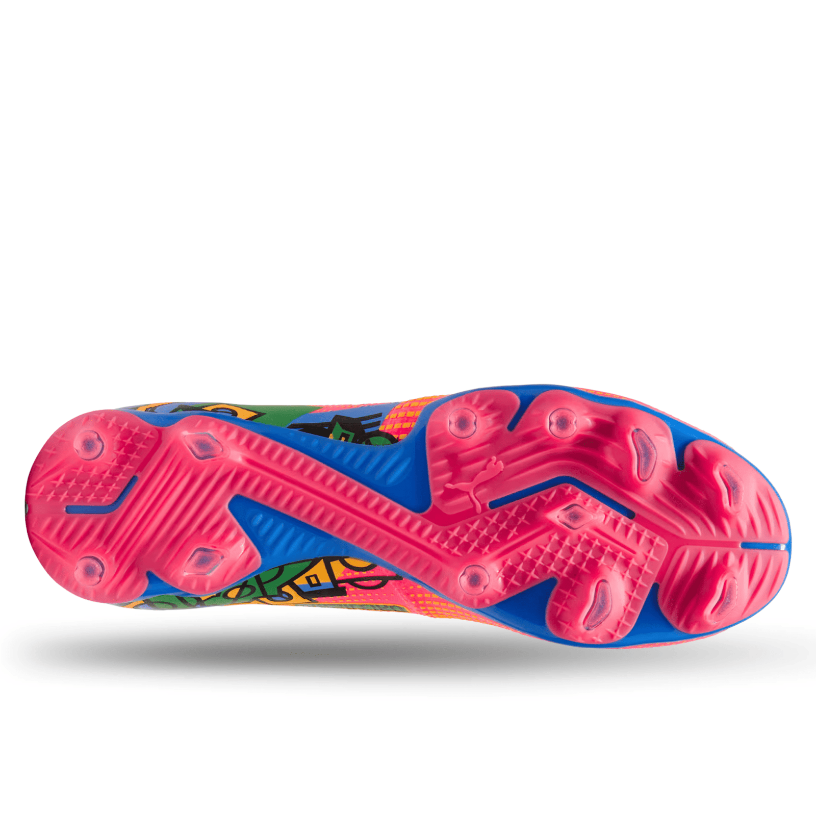 Puma Future 7 Match NJR FG/AG Soccer Cleats (Sunset Glow/Puma Black) | SoccerWearhouse