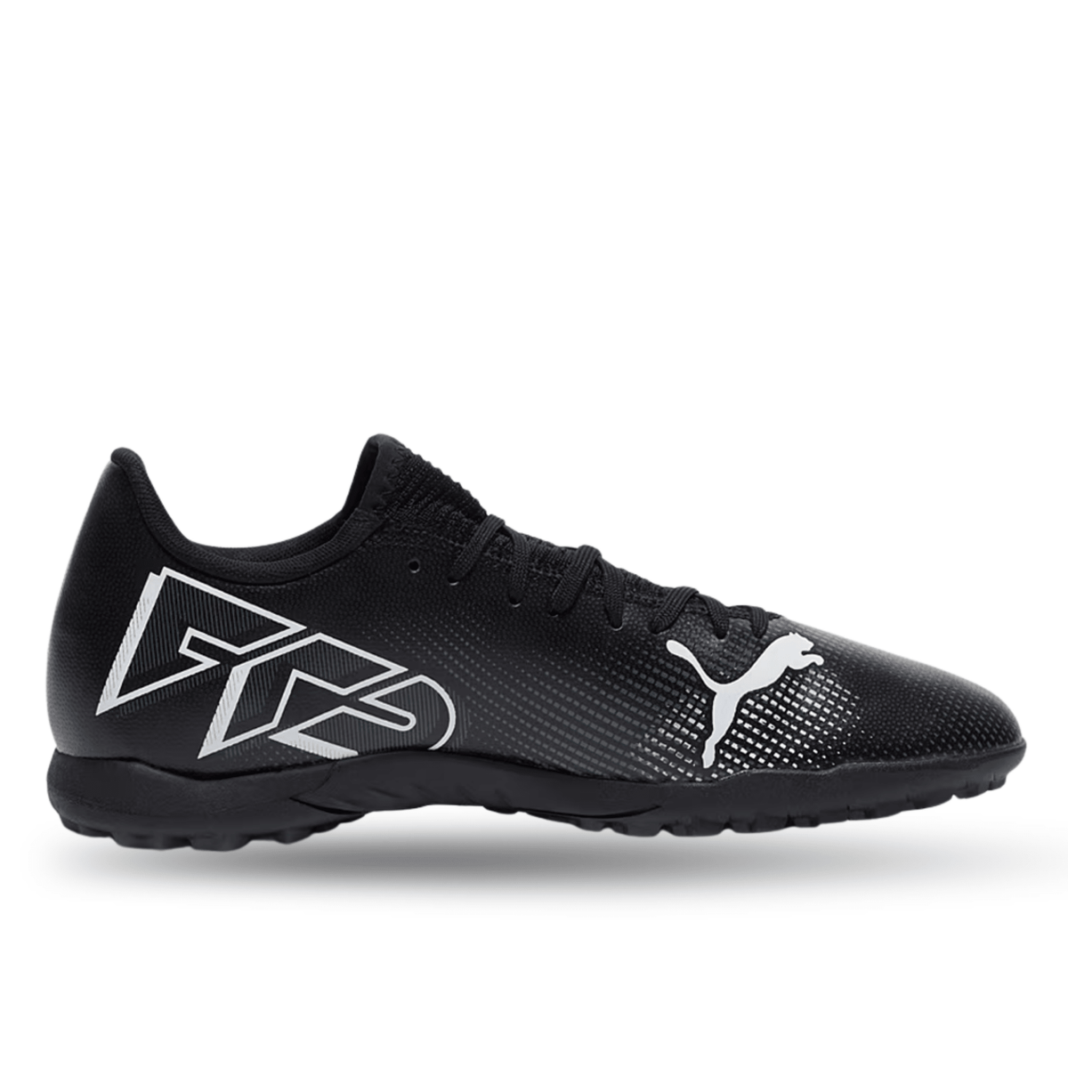 Puma Future 7 Play Turf Soccer Shoes (Puma Black/Puma White) | SoccerWearhouse