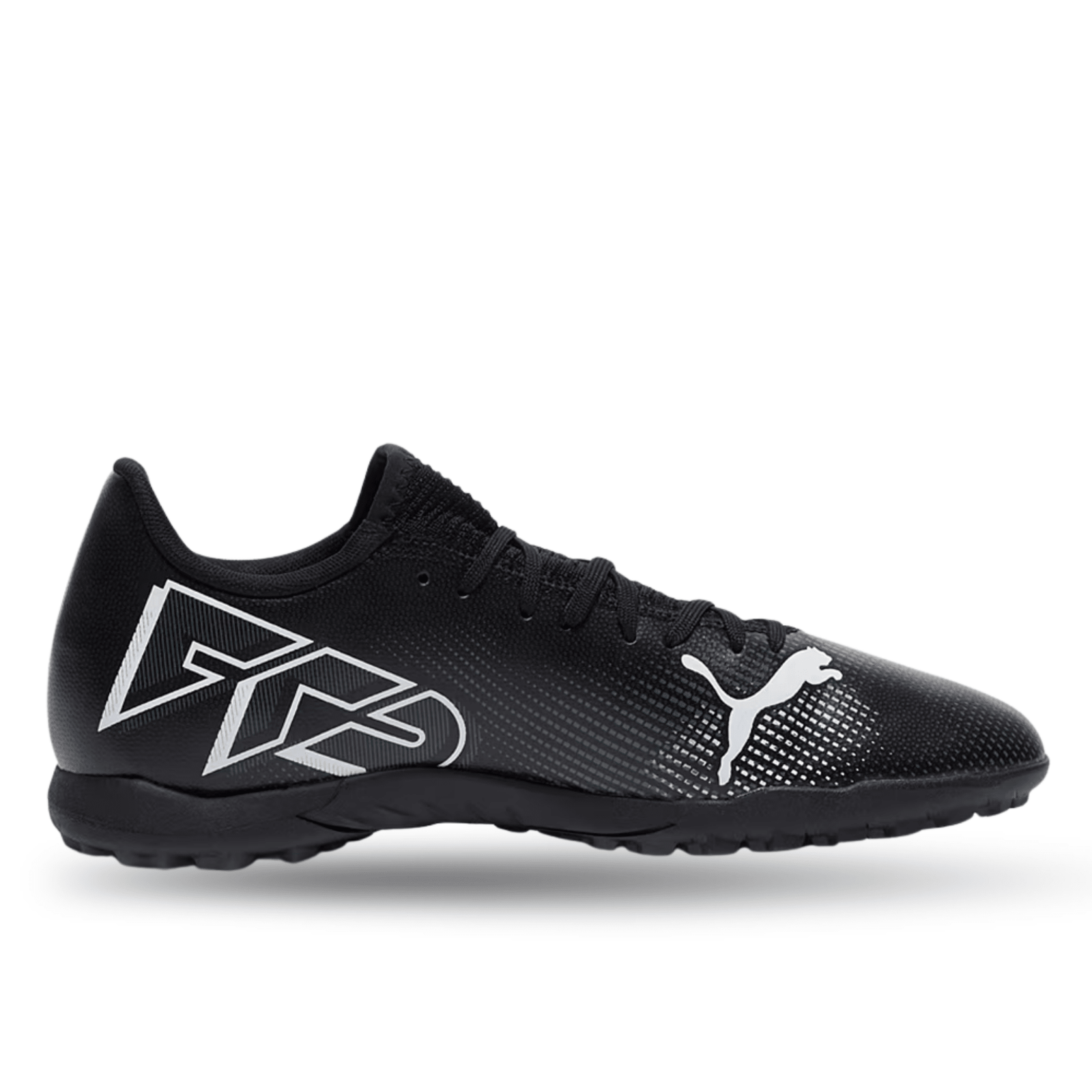 Puma Future 7 Play Turf Soccer Shoes (Puma Black/Puma White) | SoccerWearhouse