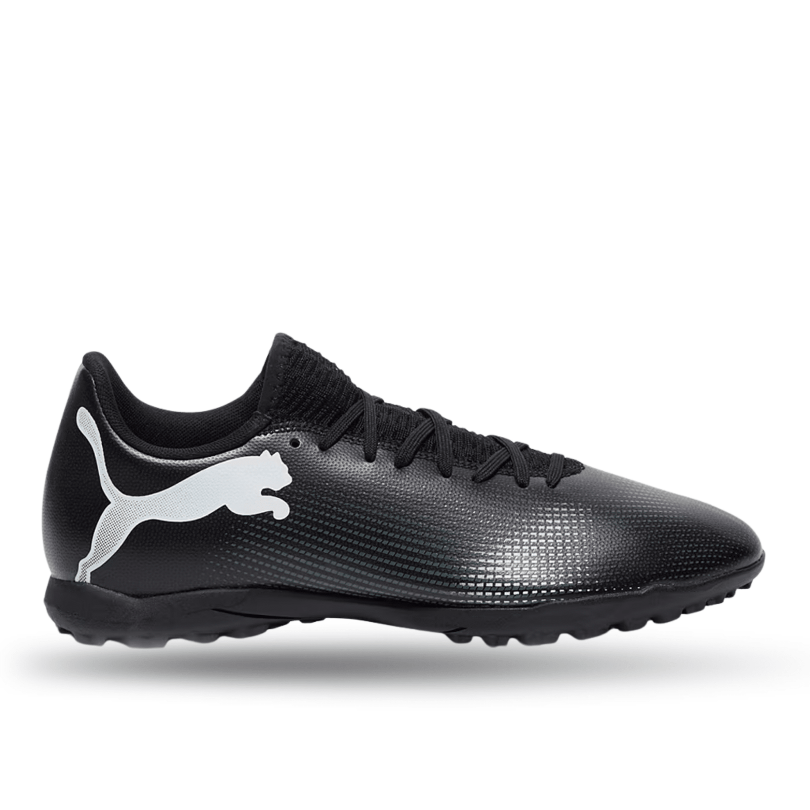 Puma Future 7 Play Turf Soccer Shoes (Puma Black/Puma White) | SoccerWearhouse