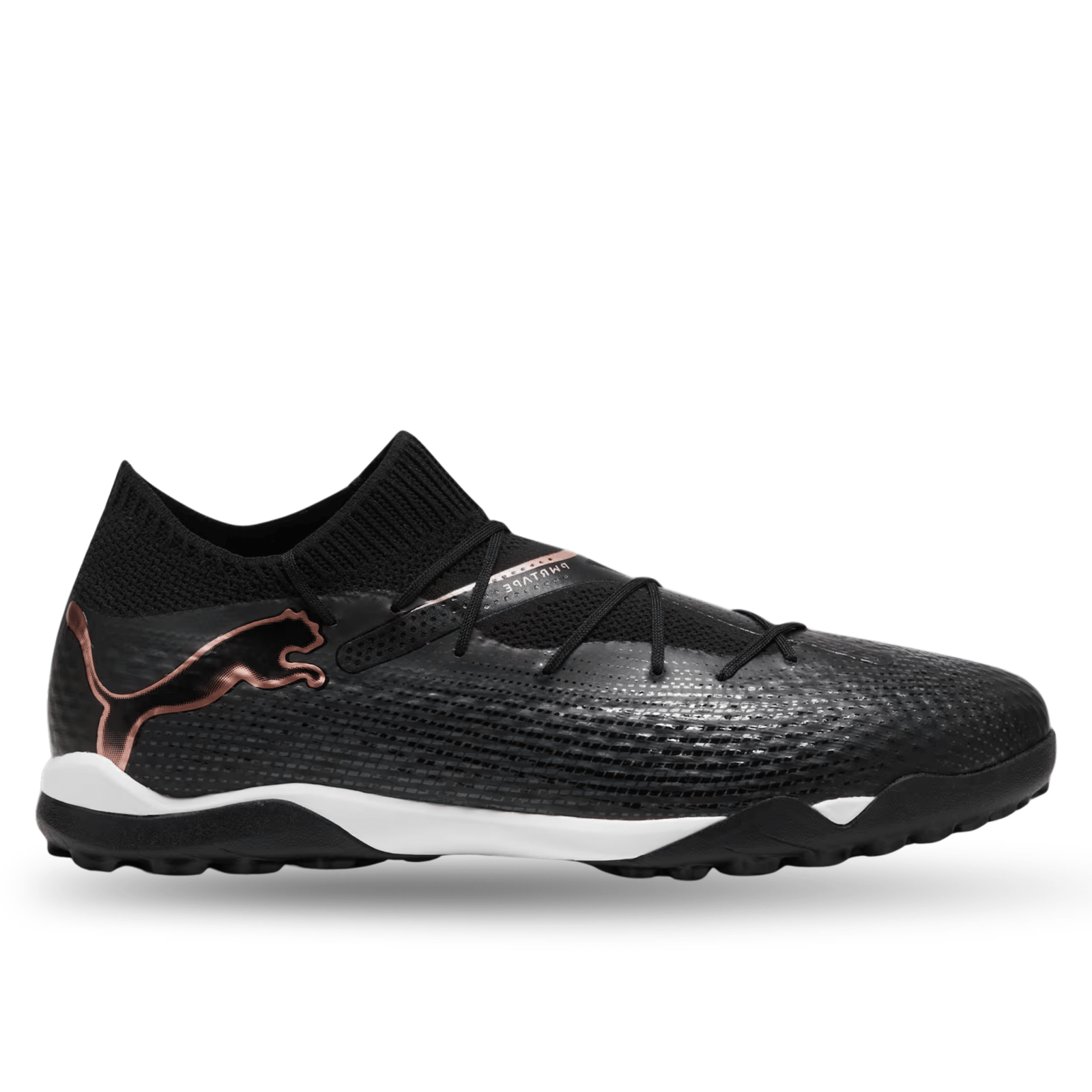 Puma Future 7 Pro Cage Turf Soccer Shoes (Puma Black/Puma White) | SoccerWearhouse