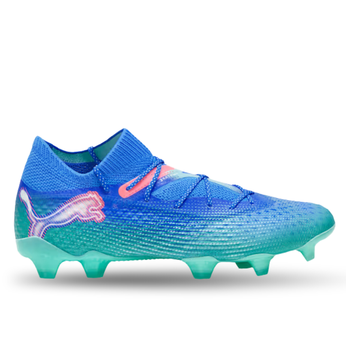 Puma Future 7 Ultimate FG/AG Soccer Cleats (Bluemazing/Puma White) | SoccerWearhouse