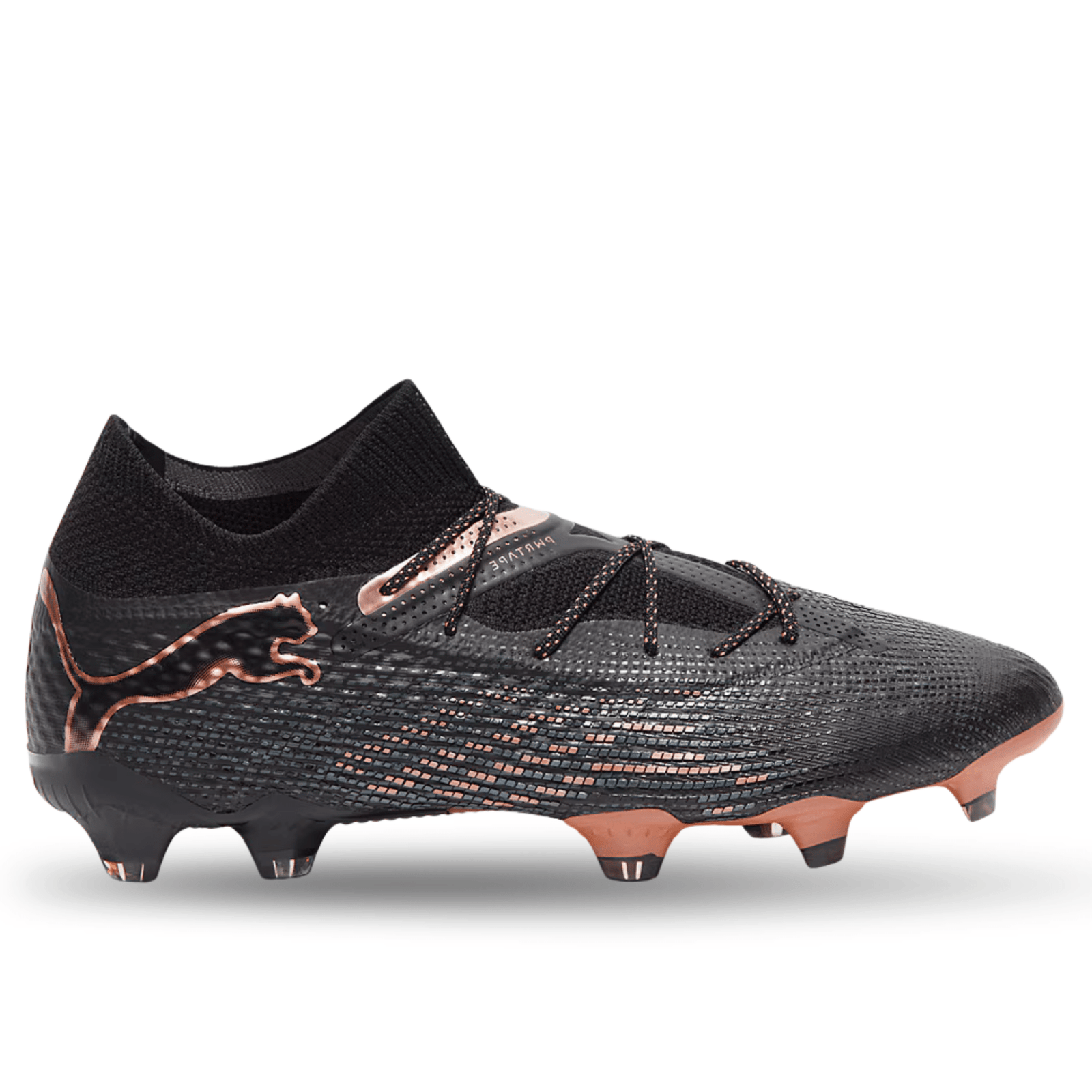 Puma Future 7 Ultimate FG/AG Soccer Cleats (Puma Black/Copper Rose) | SoccerWearhouse
