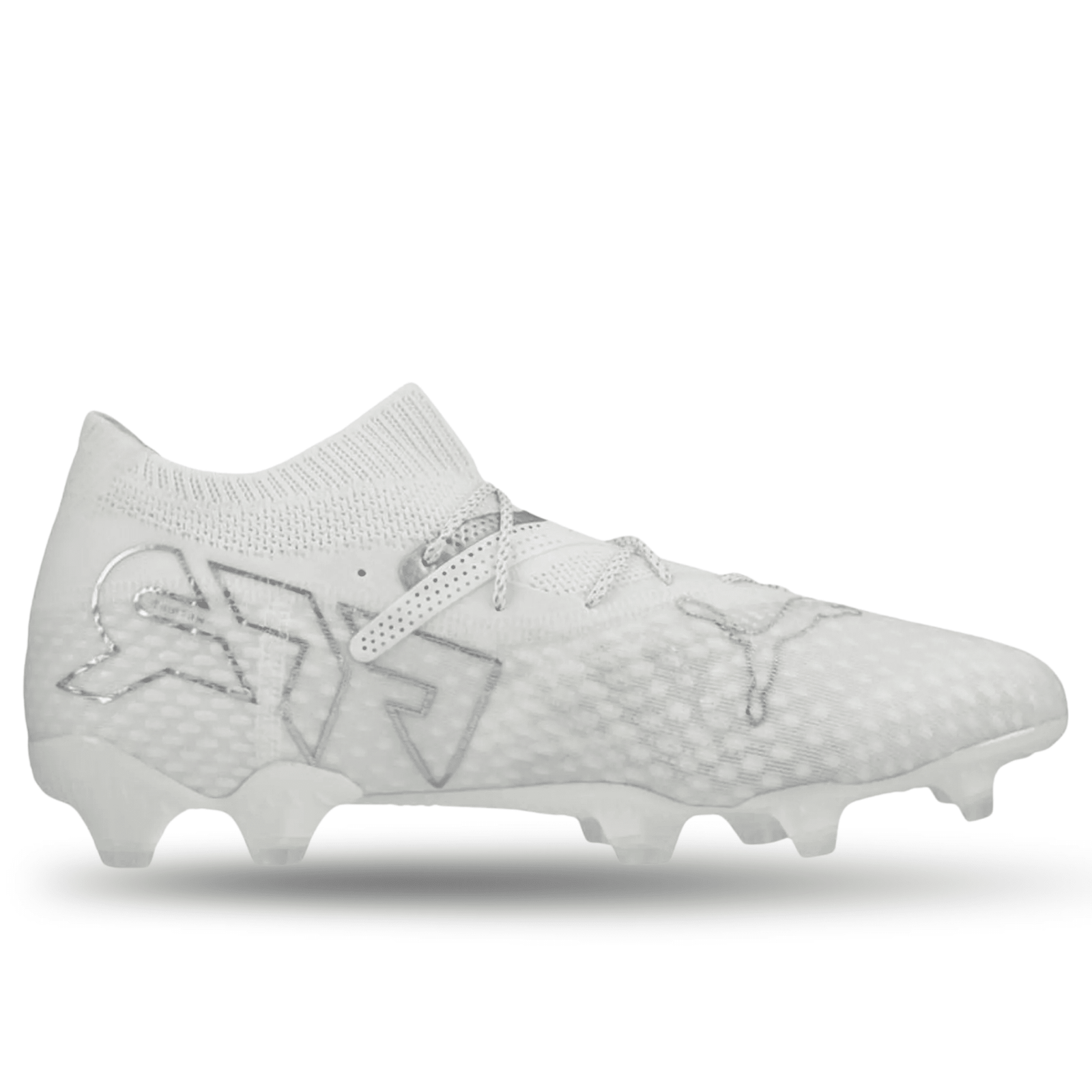 Puma Future 7 Ultimate FG/AG Soccer Cleats (Puma Silver/Puma White) | SoccerWearhouse