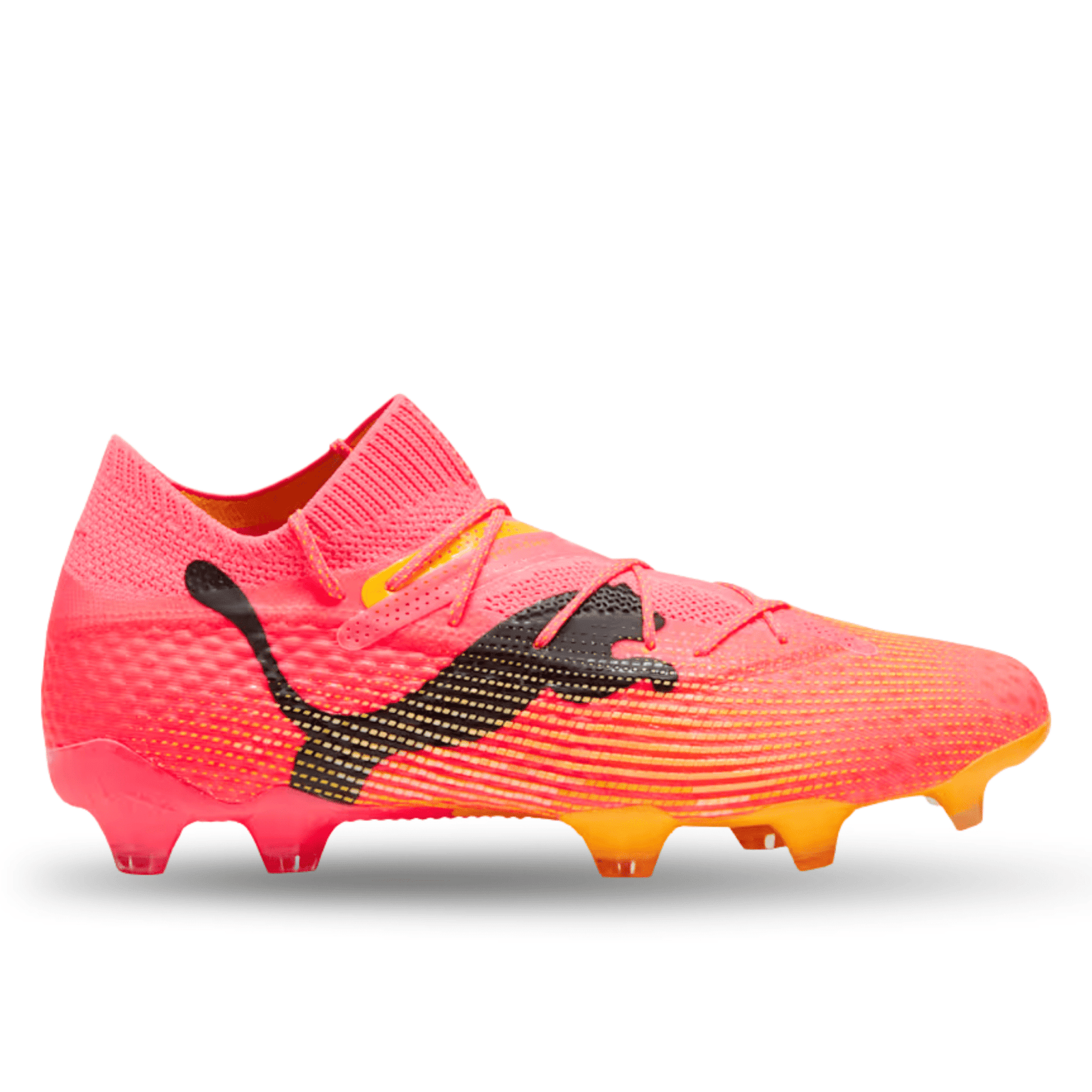 Puma Future 7 Ultimate FG/AG Soccer Cleats (Sunset Glow/Puma Black) | SoccerWearhouse