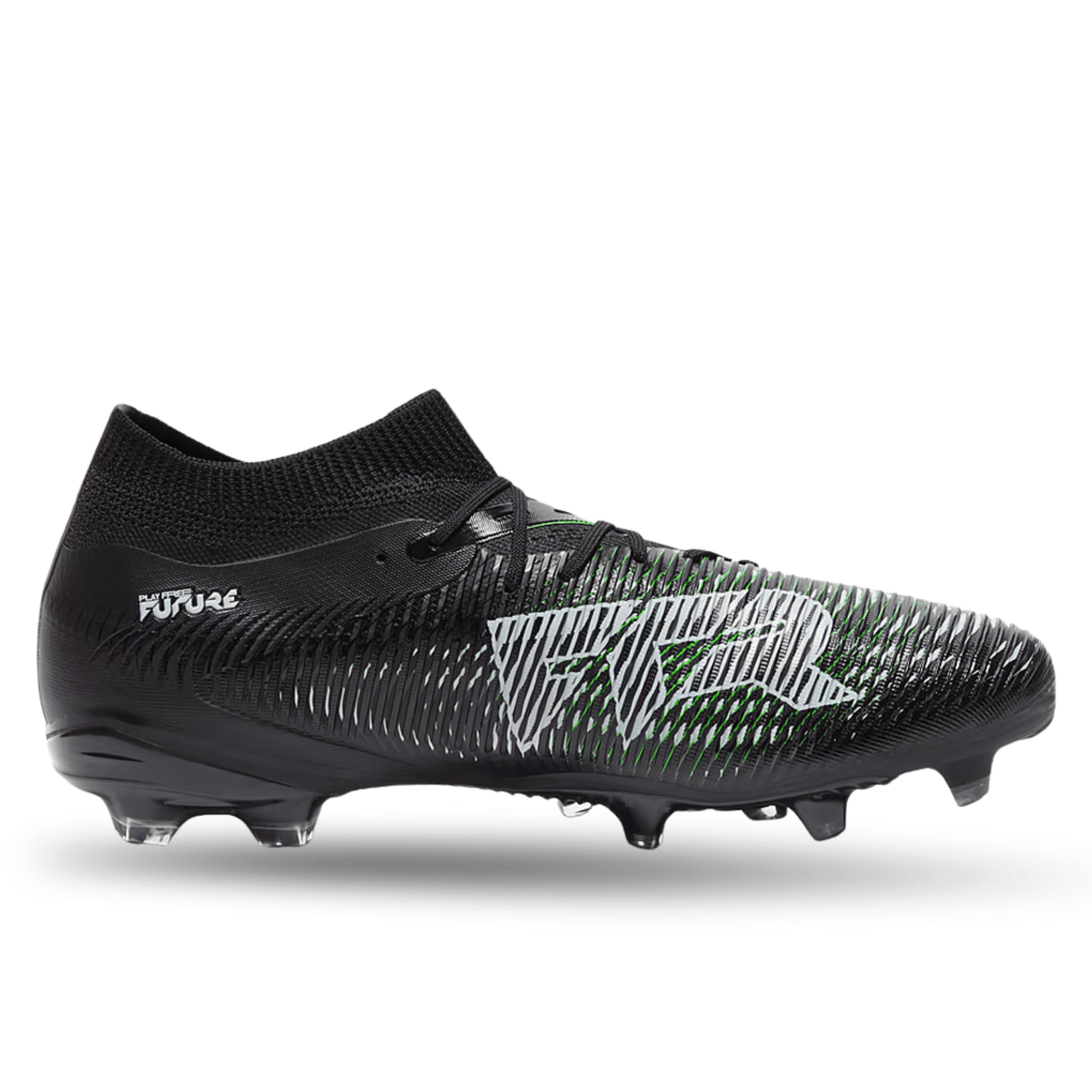 Puma Future 8 Match FG/AG Soccer Cleats (Black/Cool Grey) | SoccerWearhouse